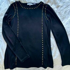 NWOT Calvin Klein Top With Gold Embellishments